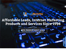 Tablet Screenshot of beginmarketing.com